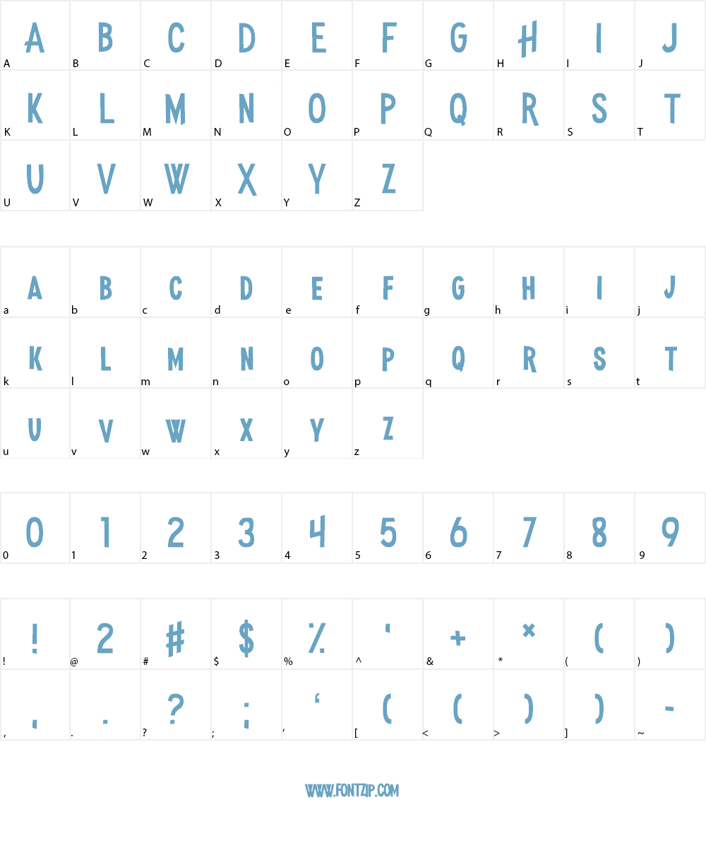 Madness Hyperactive Font Character